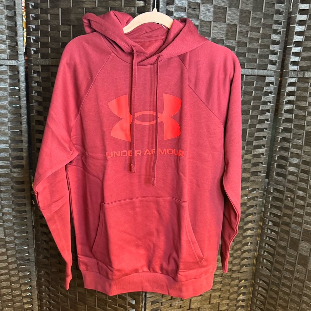 Mens Under Armour Rival Fleece Logo Hoodie Size S NWT